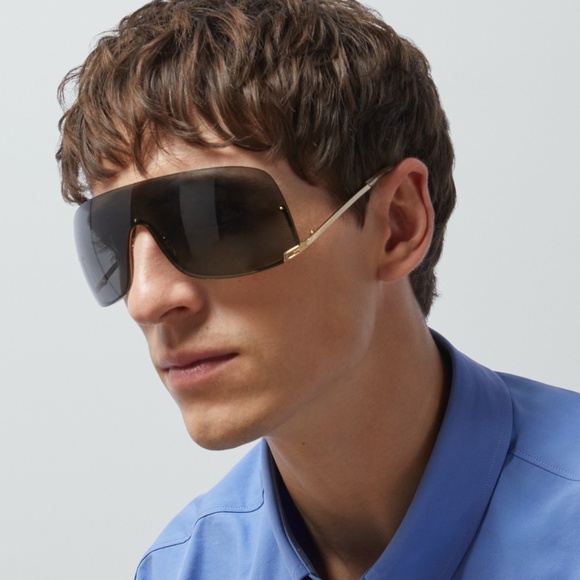 NWT GUCCI GG1560S - 001 Shield Sunglasses - Picture 2 of 10